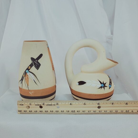 Betty Selby Native American Southwestern Handcrafted Pottery Vase Pitcher - Picture 3 of 15